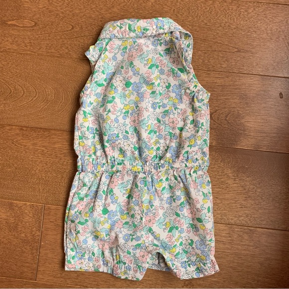 3/$10 CARTERS Baby girl floral romper nb - Picture 3 of 3
